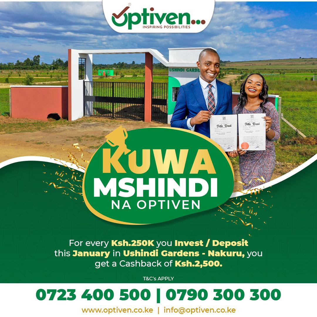 Kuwa mshindi na Optiven - January Campaign